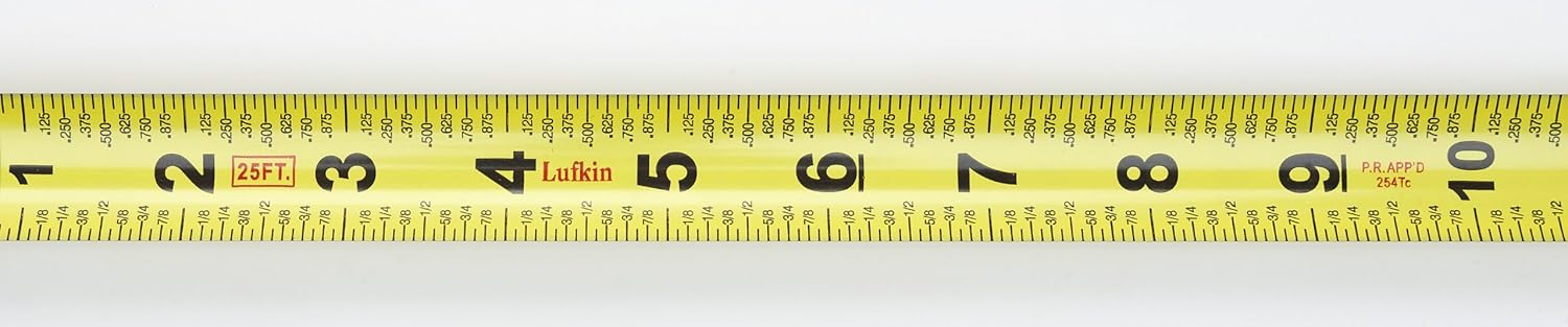 Crescent Lufkin 3/4" x 12' Quikread Power Return Yellow Clad Tape Measure - PQR1312N - Image 3