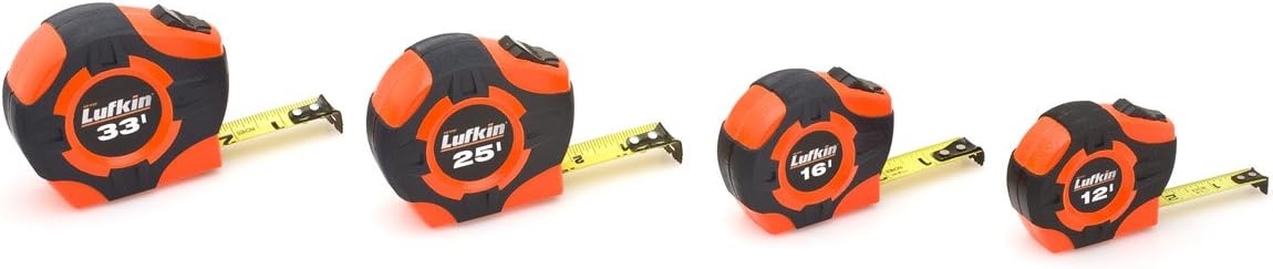 Crescent Lufkin 3/4" x 12' Quikread Power Return Yellow Clad Tape Measure - PQR1312N - Image 7