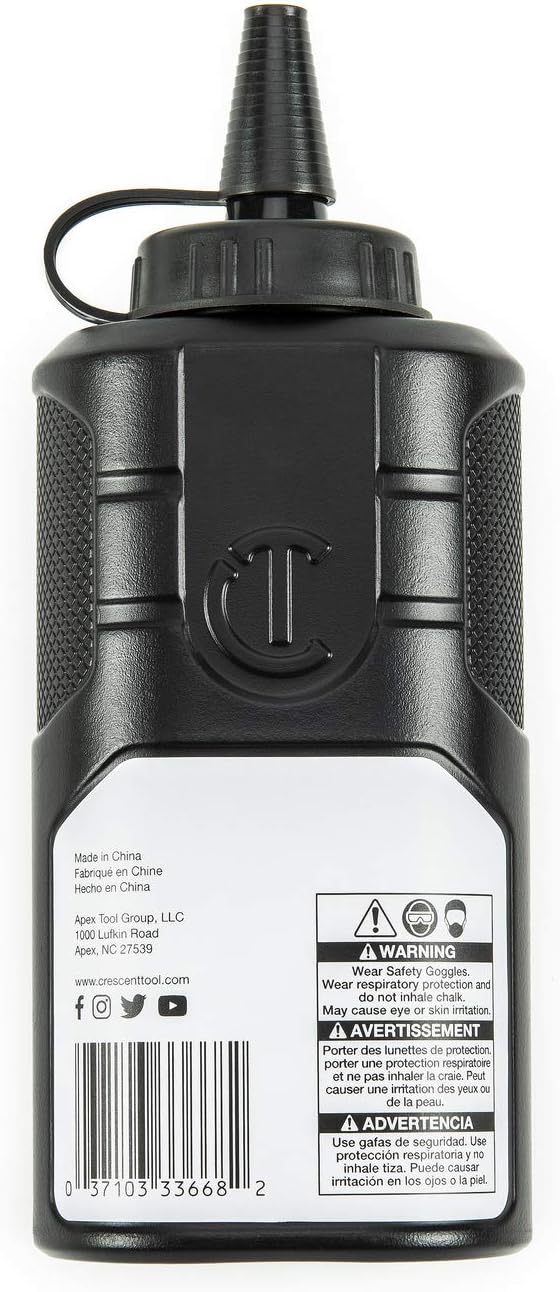 Crescent Lufkin CB08BL 8 oz Black Chalk Refill (Pack of 1) - Image 2