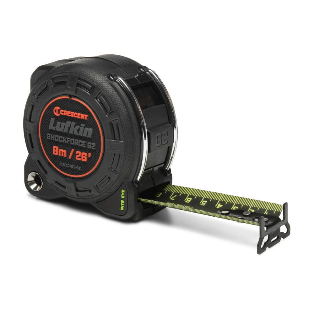 Crescent Lufkin Shockforce Nite Eye G2 26 ft Tape Measure - Image 3