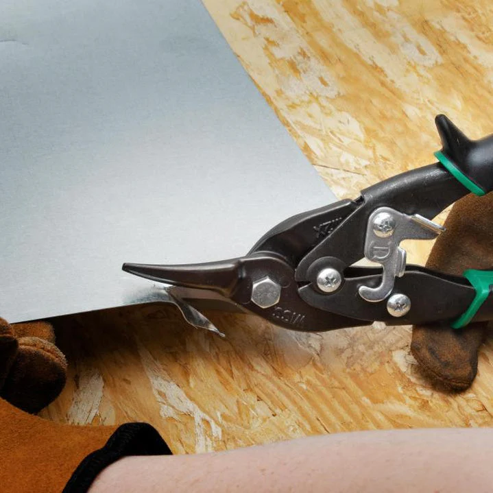 Crescent M2P 9-3/4" Compound Action Straight & Right Cut Snips - Image 8