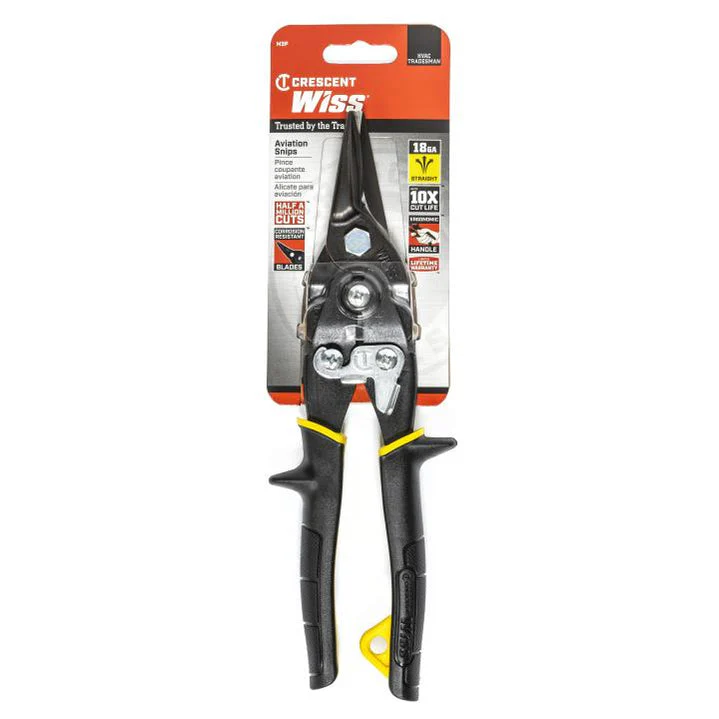 Crescent M3P 9-3/4" Compound Action Straight, Left & Right Cut Snips - Image 9