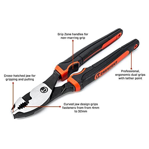 CRESCENT - Plier, 6", Slip Joint, Cushion Grip (HTZ26CG) - Image 2
