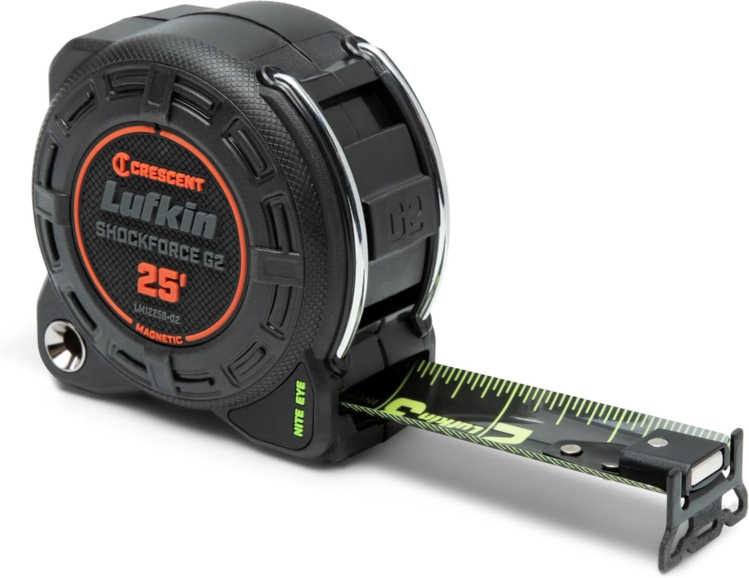 Lufkin (LM1225B-02) Shockforce G2 25-ft Nite Eye Magnetic Tape Measure - Image 3