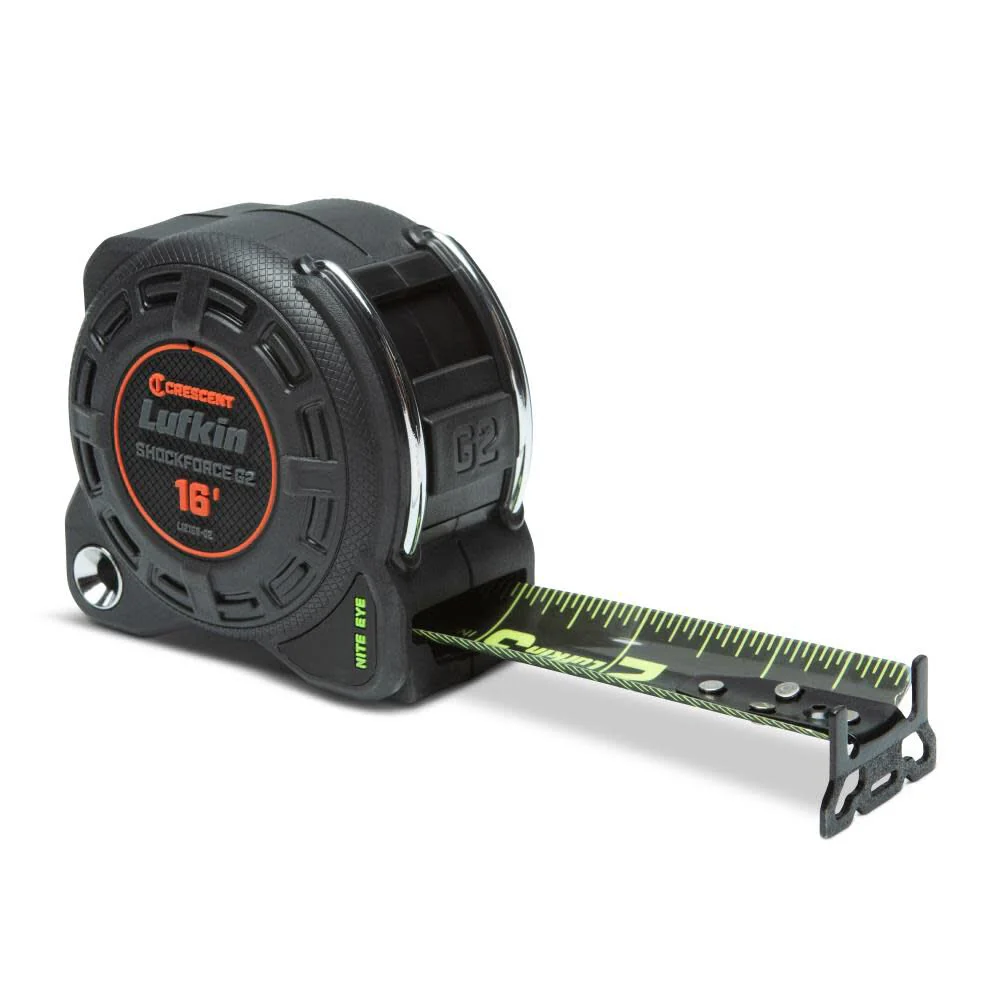 Crescent Shockforce Nite Eye G2 Tape Measure 1-1/4in x 16'L1216B-02 - Image 4