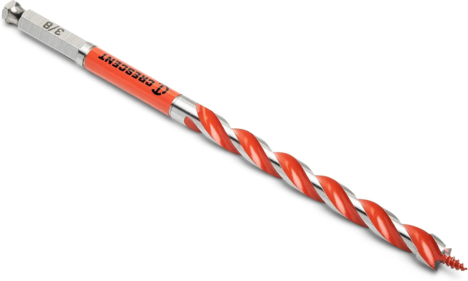 Crescent CDAG-7521 Solid Auger Drill Bit, 7.5" x 3/8" - Image 2