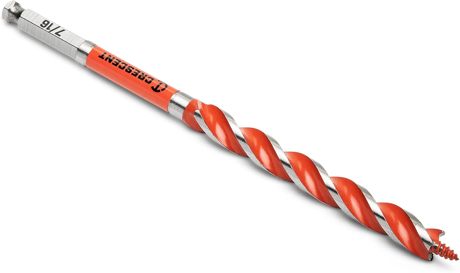 Crescent CDAG-7525 Solid Auger Drill Bit, 7.5" x 7/16" - Image 2