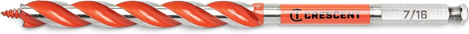 Crescent CDAG-7525 Solid Auger Drill Bit, 7.5" x 7/16" - Image 3