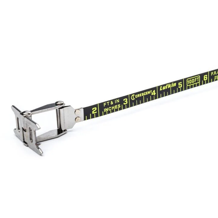 Crescent ST100B-07 3/8" x 100' NITE EYE Steel Construction Long Tape - Image 2
