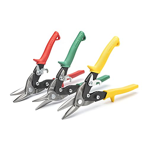 Crescent Wiss 3 Piece MetalMaster Compound Action Aviation Snip Set - M123R - Image 2