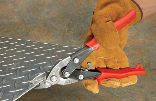 Crescent Wiss 9-1/4" Metalmaster Bulldog Snips - M5R , Red - Image 2