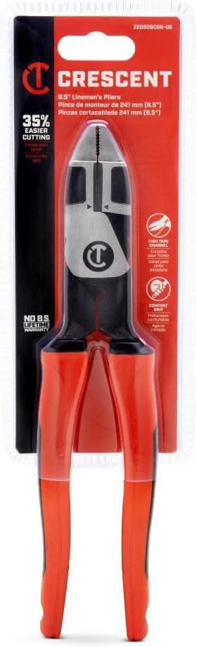 Crescent Z20509CG-06 Z2 9.5" Linesman Plier Cushion Grip - Image 4