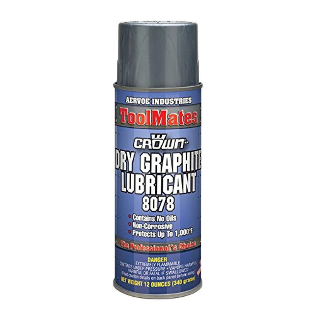 Crown 8078 Dry Graphite Lube & Parting CMP 12 oz. Aerosol - Image 2