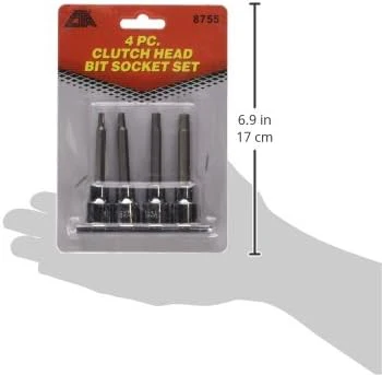 CTA Tools | ‎8755 | CTA Tools 8755 4 Pc. Clutch Head Bit Socket Set - Image 4