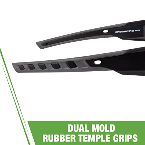Cumulus Blue Mirror Lens and Matte Black Frame Safety Glasses - Image 5