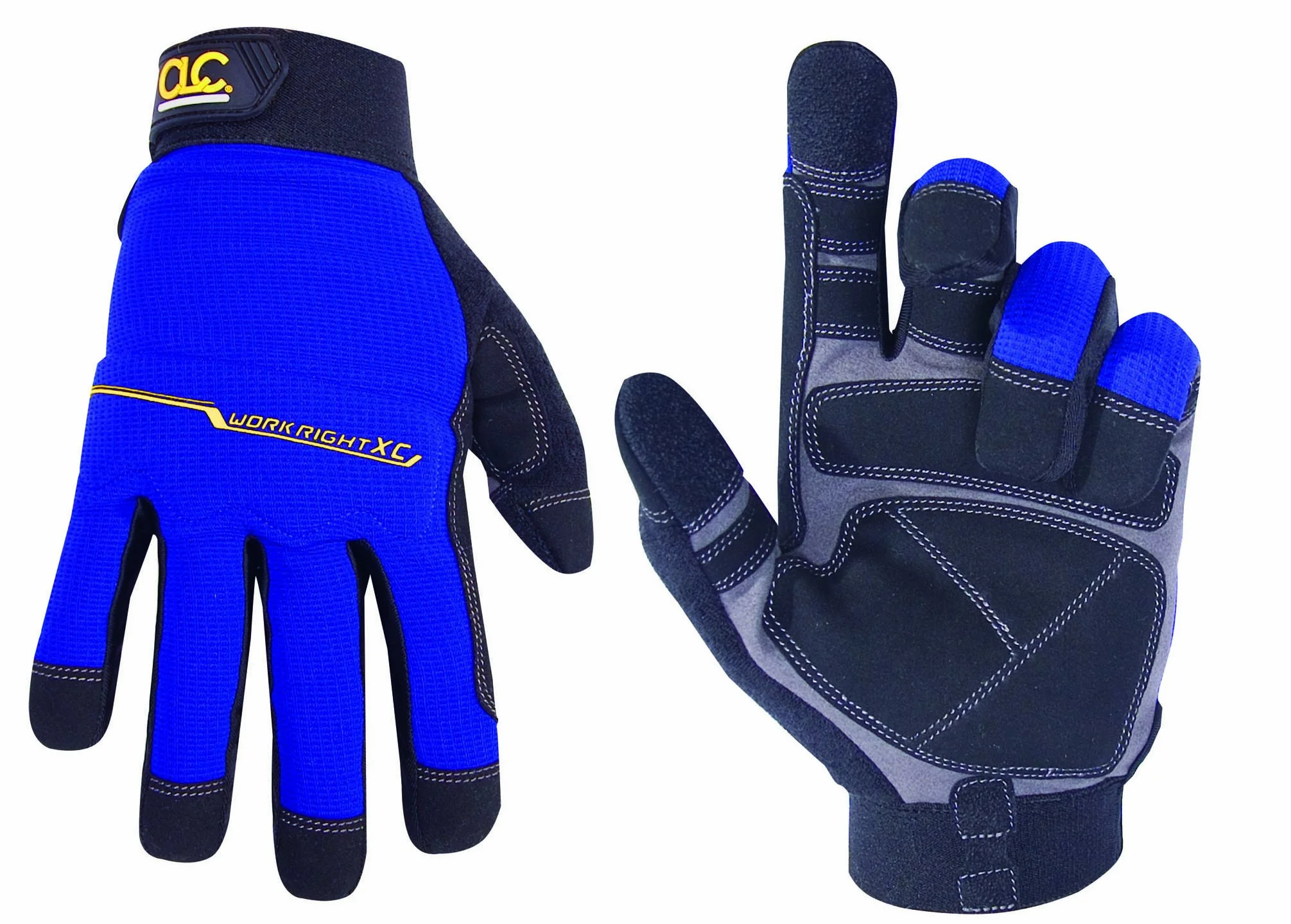Custom Leathercraft 126X Workright XtraCoverage Flex Grip Work Gloves, Extra Large