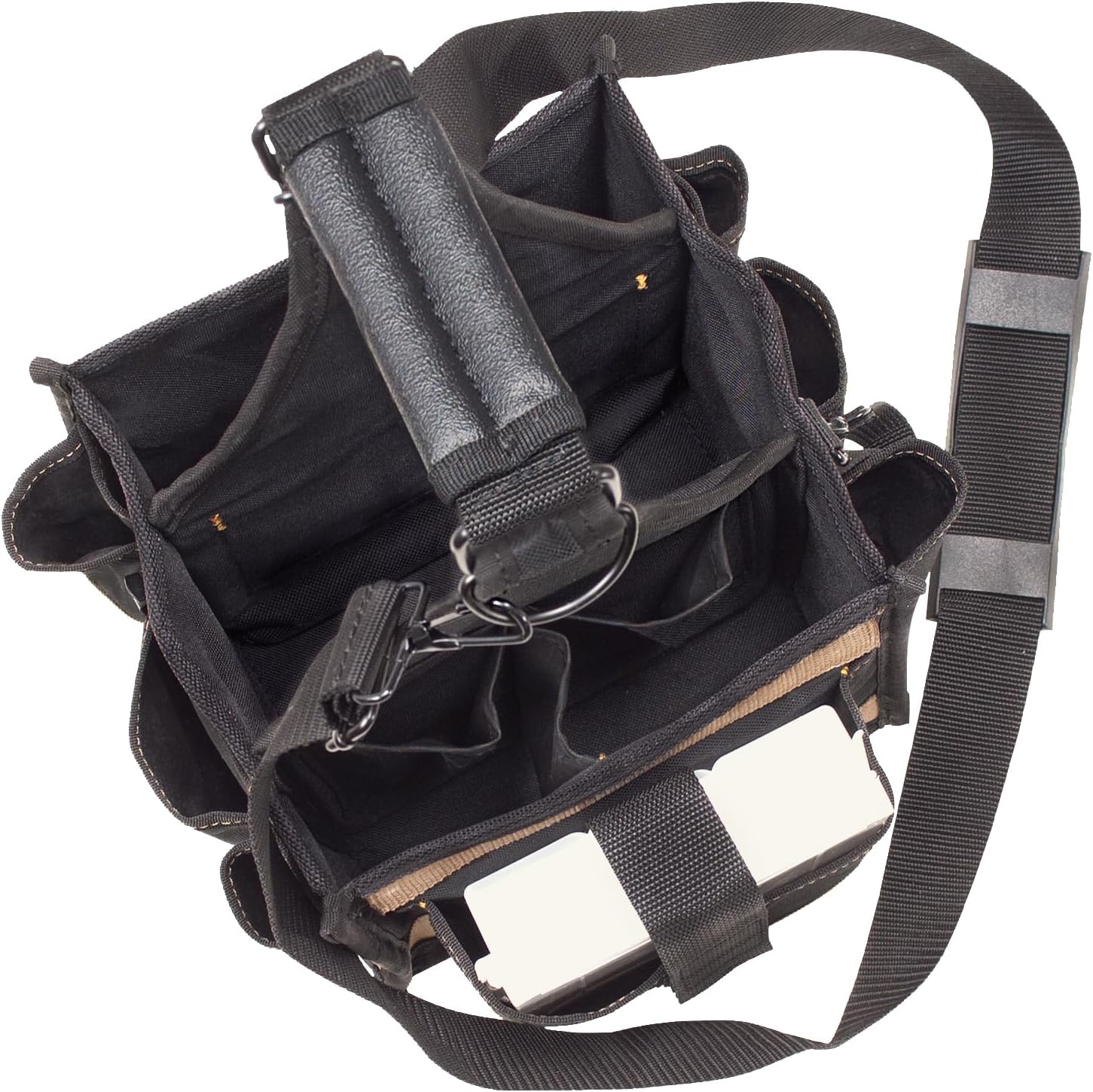 Custom Leathercraft 1526 25 Pocket Electrical and Maintenance Tool Carrier 8-Inch Toolbox - Image 3