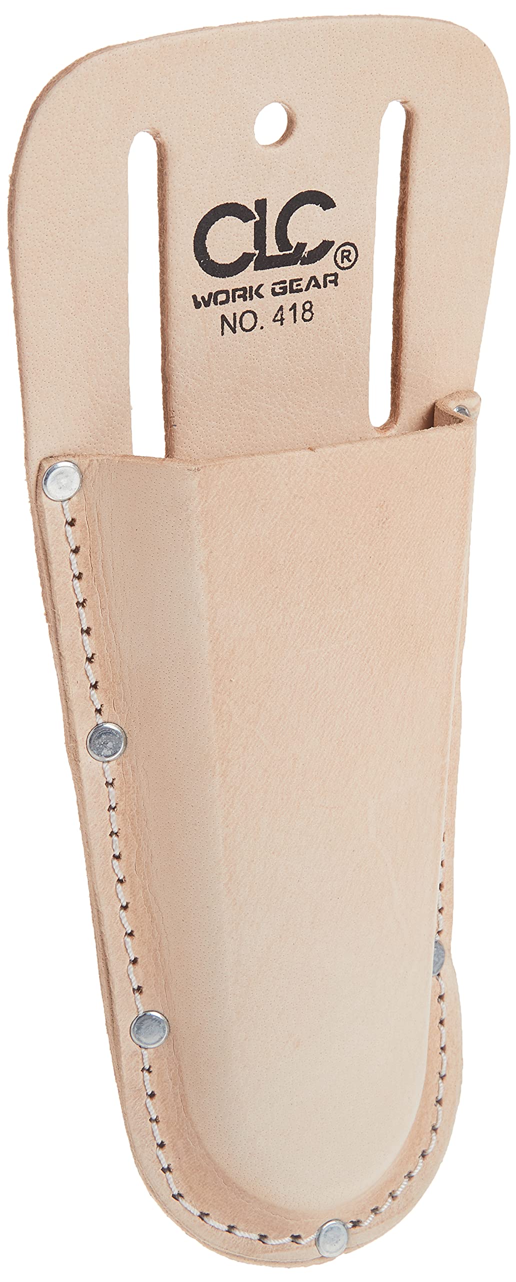 Custom Leathercraft 418 Plier Tool Holder, Heavy Duty, Closed End, Tan