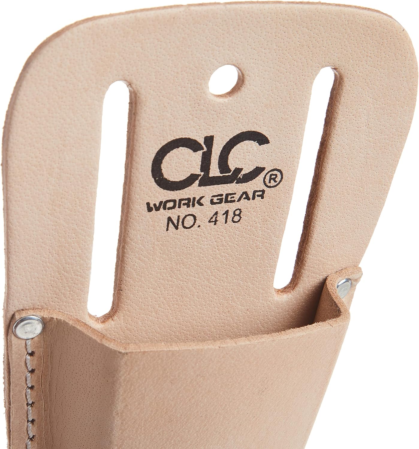 Custom Leathercraft 418 Plier Tool Holder, Heavy Duty, Closed End, Tan - Image 5