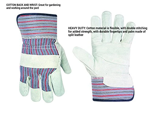 Custom Leathercraft 2046 Work Gloves with Safety Cuff and Wing Thumb, 1-Pair - Image 3