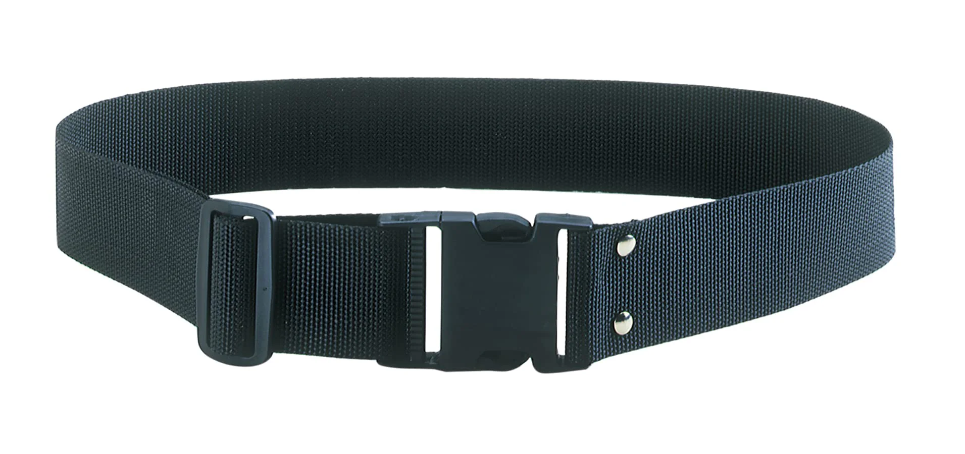 Custom Leathercraft 3505 ToolWorks Web Work Belt, 2" Wide, Large, Black