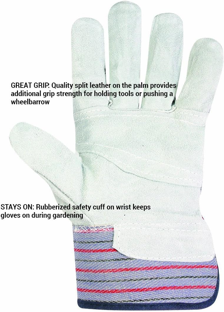 Custom Leathercraft 2046 Men Work Gloves (Pack of 12 Pairs) - Image 2