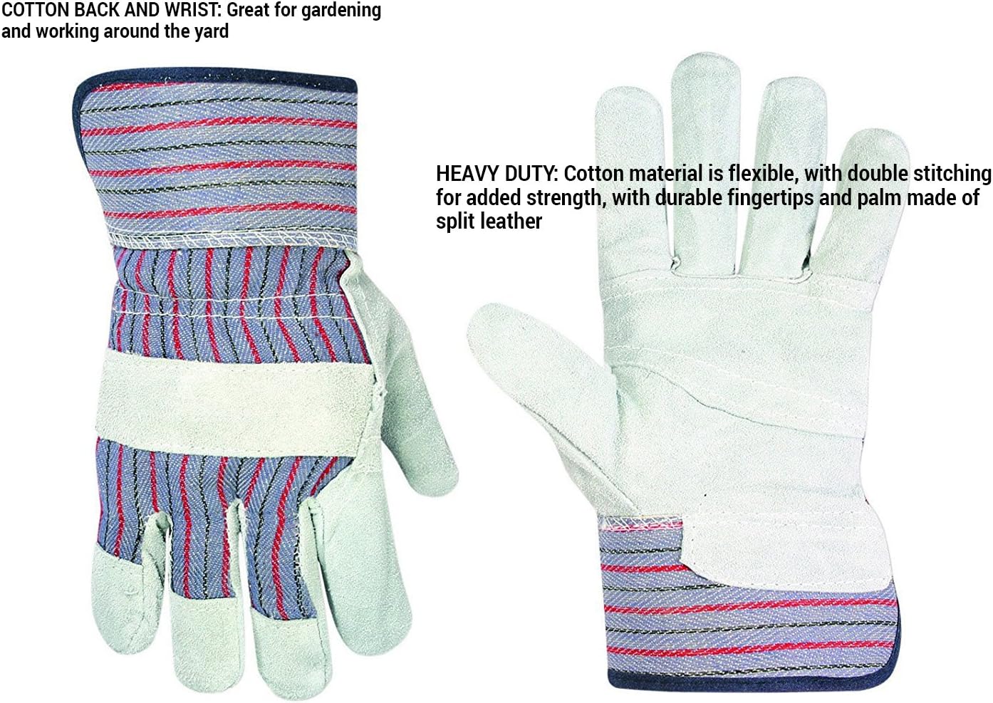Custom Leathercraft 2046 Men Work Gloves (Pack of 12 Pairs) - Image 3