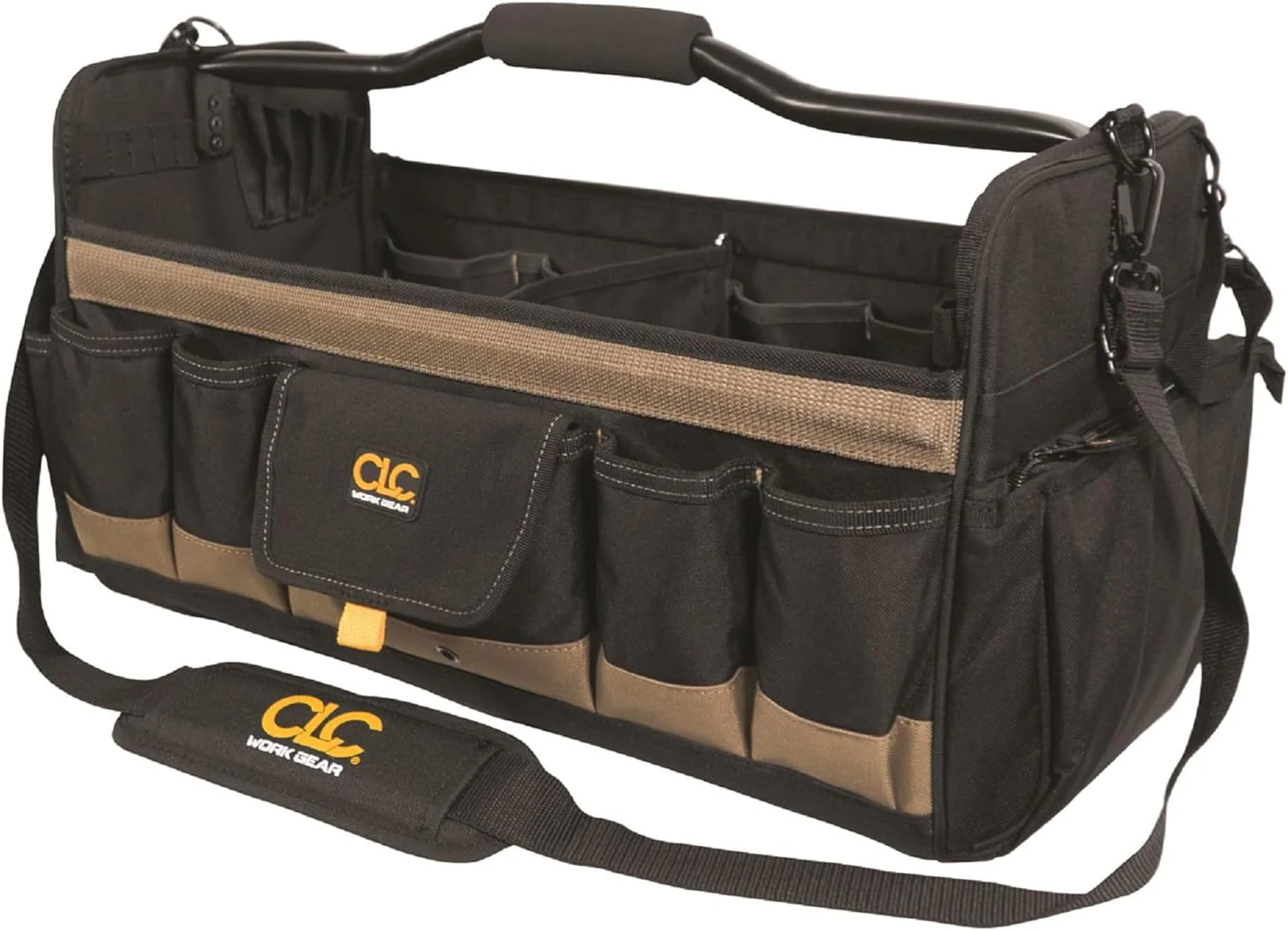 Custom Leathercraft WORK GEAR 1579 20 Inch, Open Top, Soft Sided Tool Box, 27 Pockets - Image 2