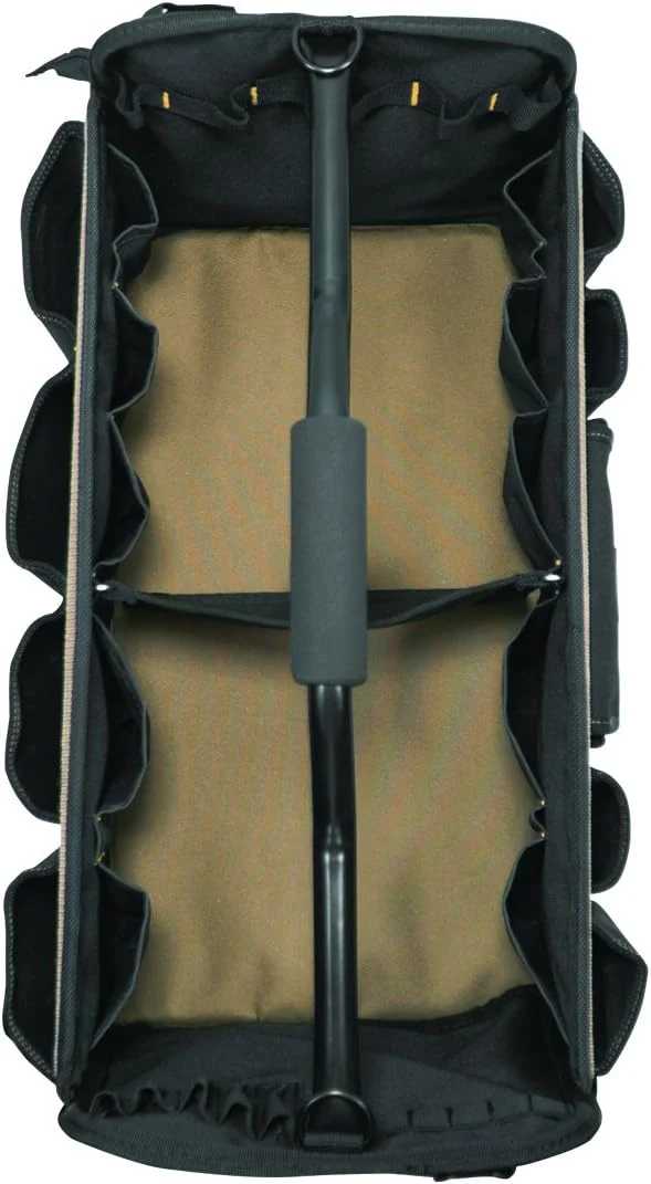 Custom Leathercraft WORK GEAR 1579 20 Inch, Open Top, Soft Sided Tool Box, 27 Pockets - Image 4
