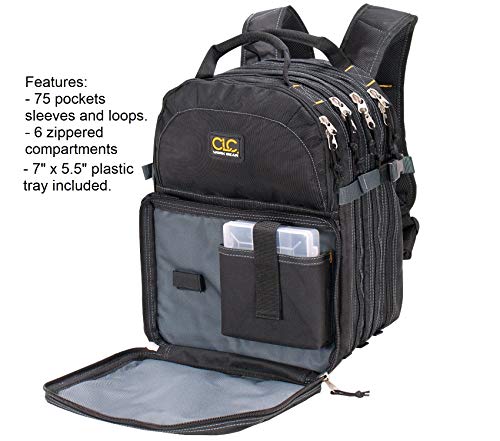 CLC Custom Leathercraft 1132 75-Pocket Tool Backpack - Image 2