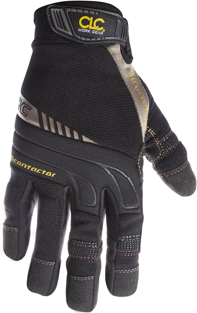 Custom Leathercraft 130L Subcontractor Flex Grip Work Gloves, Large (Pack of 1) - Image 4