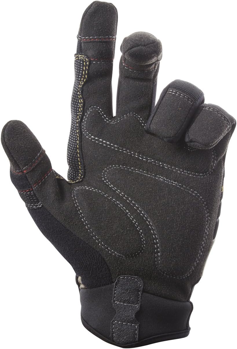Custom Leathercraft 130M Subcontractor Flex Grip Work Gloves, Medium (Pack of 1) - Image 5