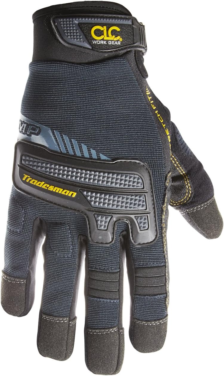 Custom Leathercraft 145S Tradesman Work Gloves, Small, Black (Pack of 1) - Image 3