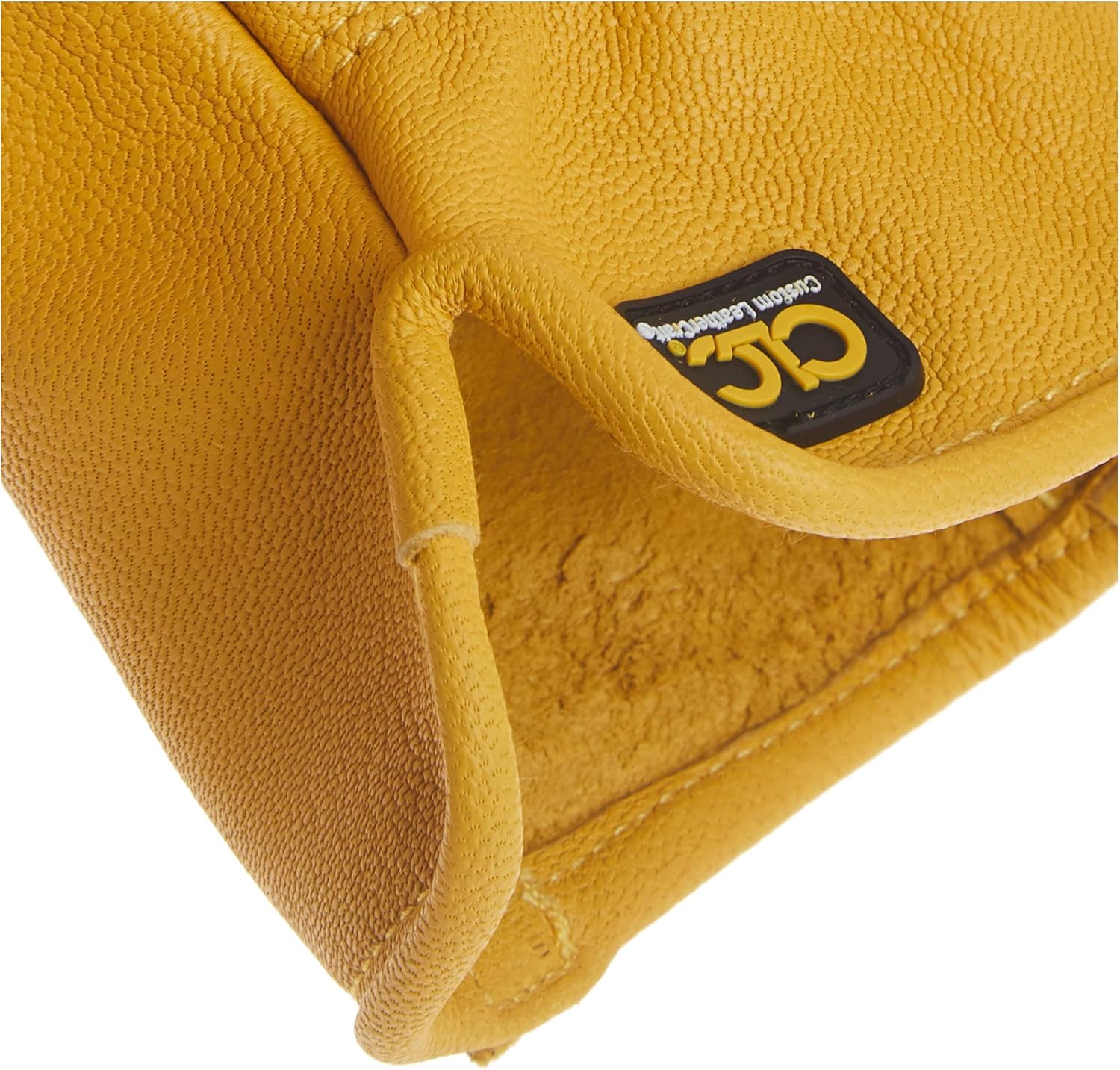 Custom Leathercraft 2060L Top Grain Goatskin Work Gloves, Large, Gold (Pack of 1) - Image 3