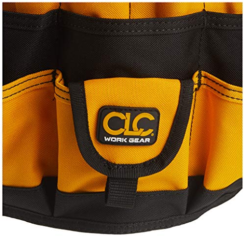 Custom Leathercraft4122 In & Out Bucket, 61 Pocket, Black/Yellow - Image 5