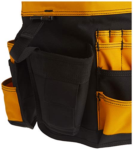 Custom Leathercraft4122 In & Out Bucket, 61 Pocket, Black/Yellow - Image 7