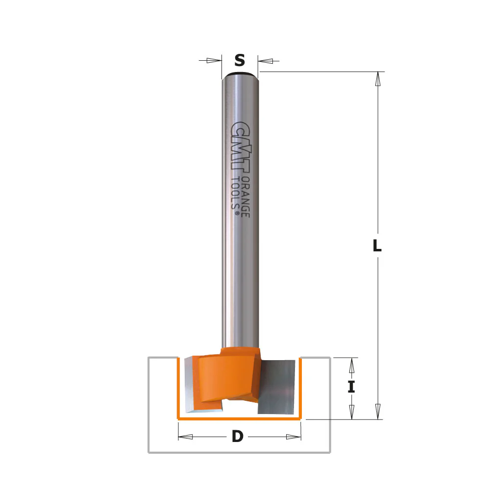 CMT Orange Tools 1-1/2" Dado & Planer Bit - Image 2