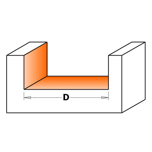 CMT Orange Tools 1-1/2" Dado & Planer Bit - Image 3