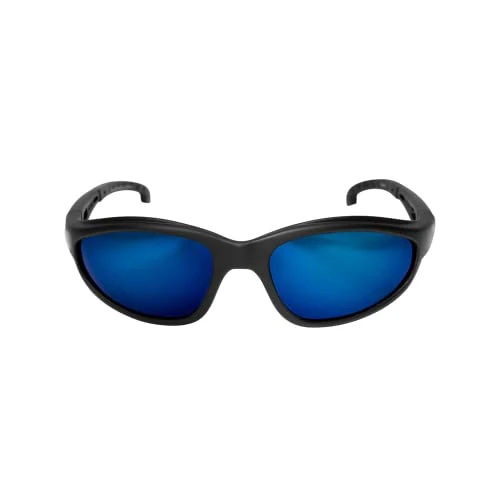 Dakura-Blk Frame/Polarized Aqua Blue Mirror Lenses - Image 2