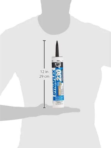 DAP 7079818280 DYNAFLEX 230 Black Raw Building Material, 10.1 oz - Image 9