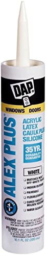 Dap Inc 18152 6 Pack 10.1 oz. Alex Plus Acrylic Latex Caulk Plus Silicone, White - Image 2