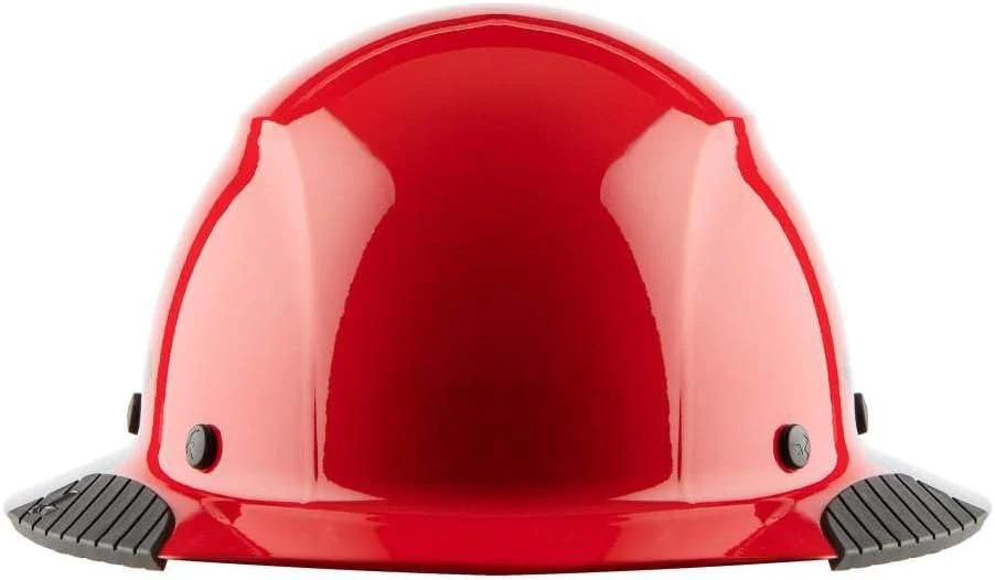 DAX Fiber Resin Full Brim Hard Hat (50/50 Gloss Red/Black) - Image 5
