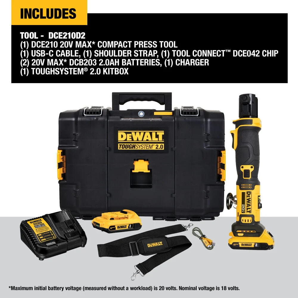 DeWALT 20V Compact Press Tool Kit - Image 4