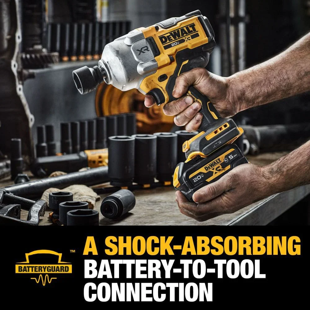 DeWALT DCF961GP1 20V MAX 1/2 XR High Torque Impact Wrench Kit - Image 7