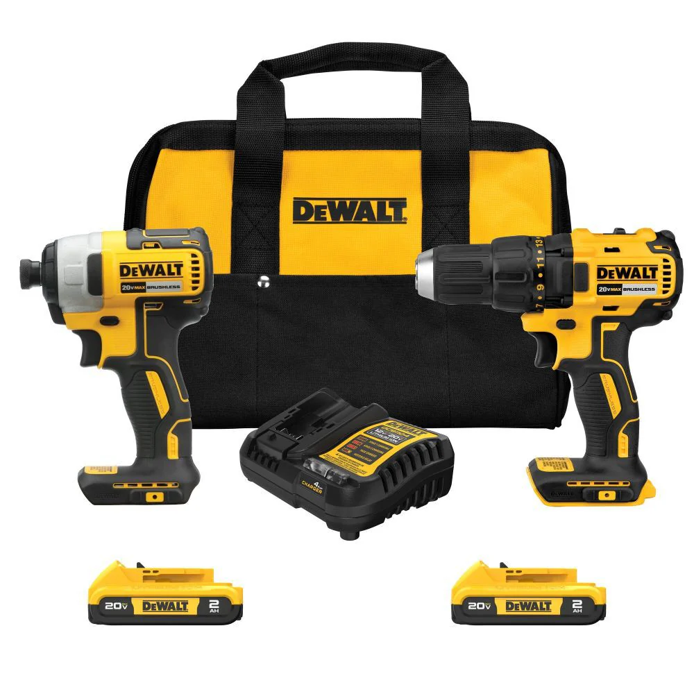 DeWALT (DCK277D2) 20V MAX Brushless 2-Tool Combo Kit
