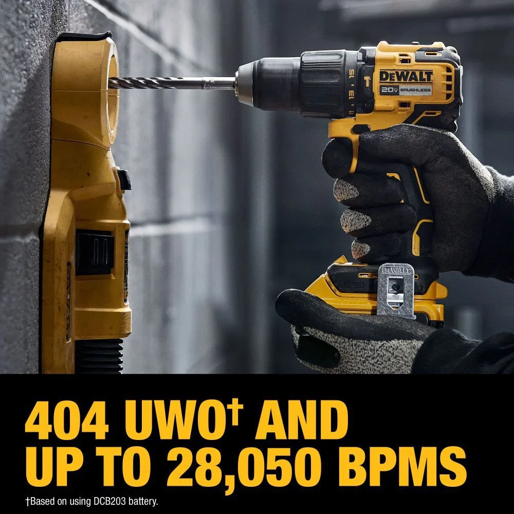 DeWALT 20V (DCD798D1) MAX Brushless Cordless 1/2 In. Hammer Drill Kit - Image 10