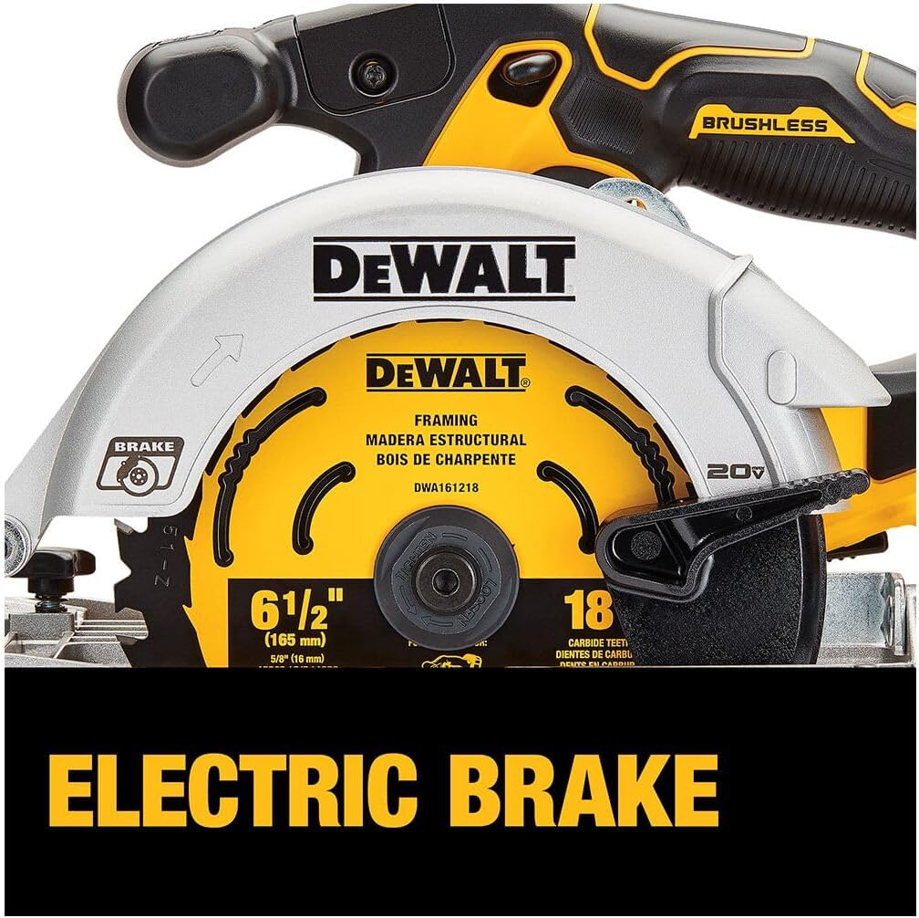 DEWALT DCS565P1 20V MAX Circular Saw, 6-1/2-Inch, Cordless, Battery and Charger Included - Image 5