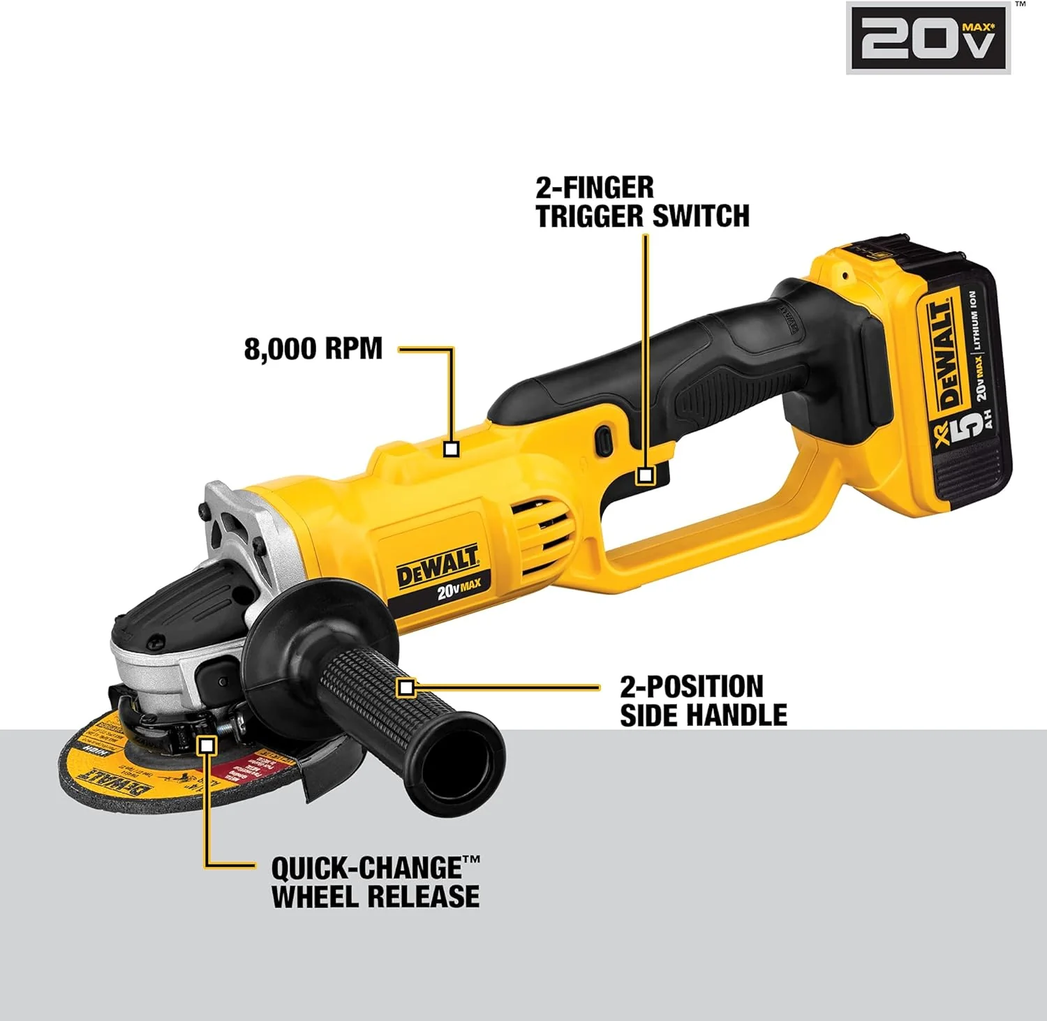DeWALT 20V MAX Grinder Tool Kit - Image 3