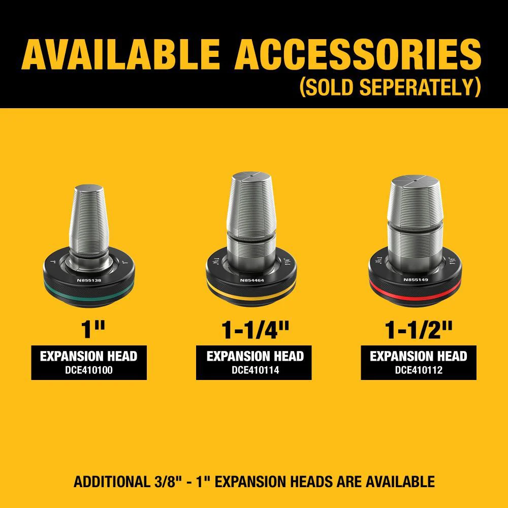 DEWALT 20V MAX XR 1-1/2 In. PEX Expander (Bare Tool) - Image 9
