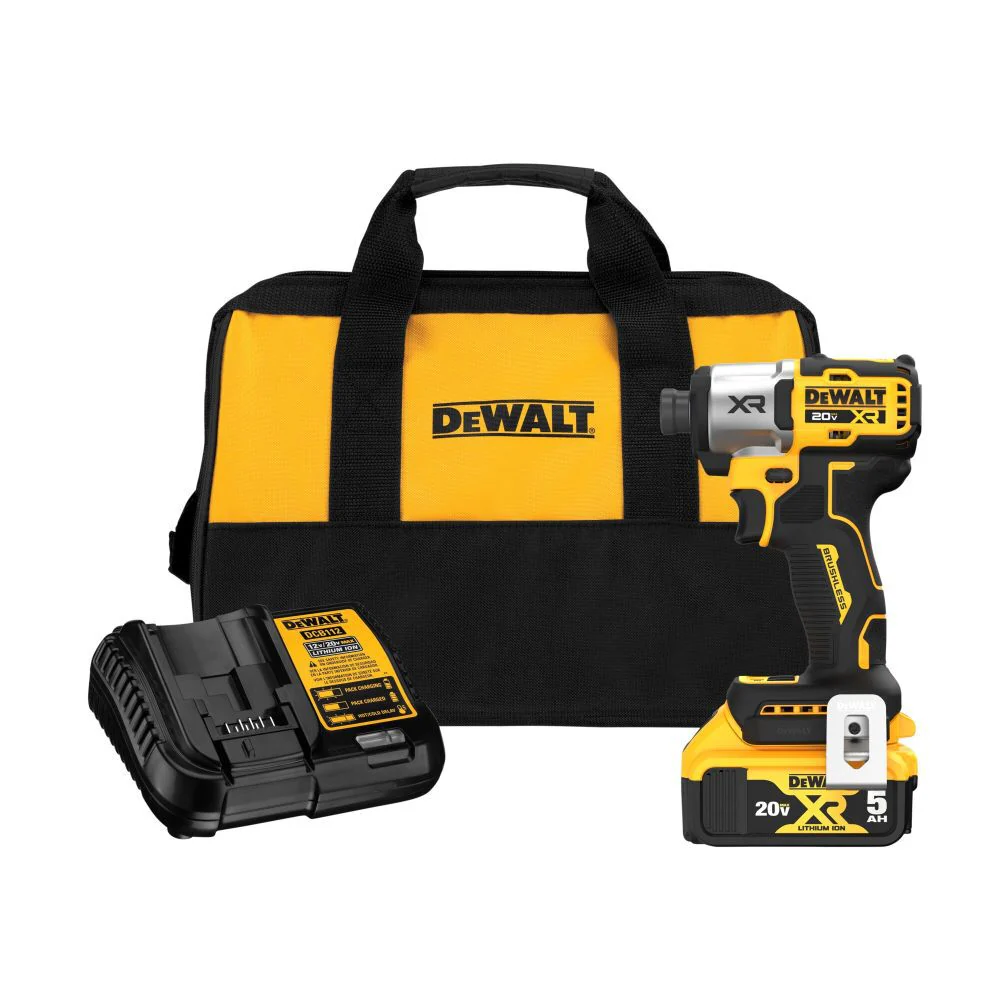 DeWALT 20V DCF845P1 MAX XR 1/4 In. Impact Driver Kit